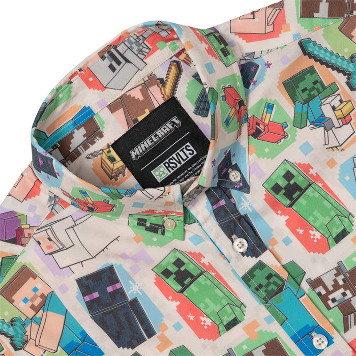 RSVLTS RSVLTS® Minecraft "Craft & Create"_ KUNUFLEX Short Sleeve Shirt Minecraft "Craft & Create"_ KUNUFLEX Short Sleeve Shirt