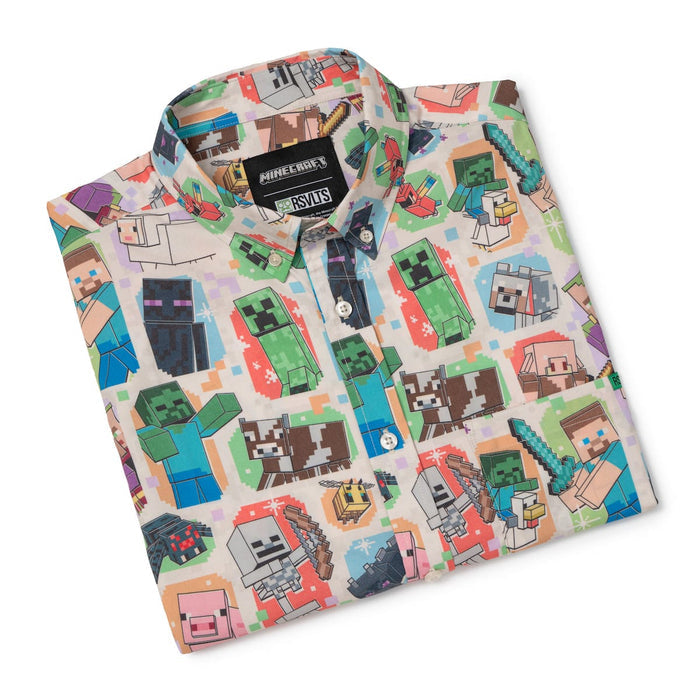 RSVLTS RSVLTS® Minecraft "Craft & Create"_ KUNUFLEX Short Sleeve Shirt Minecraft "Craft & Create"_ KUNUFLEX Short Sleeve Shirt
