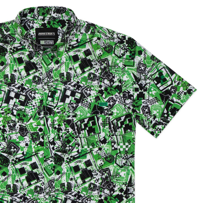 RSVLTS XS RSVLTS® Minecraft "Explosive Encounters"_ KUNUFLEX Short Sleeve Shirt Minecraft "Explosive Encounters"_ KUNUFLEX Short Sleeve Shirt