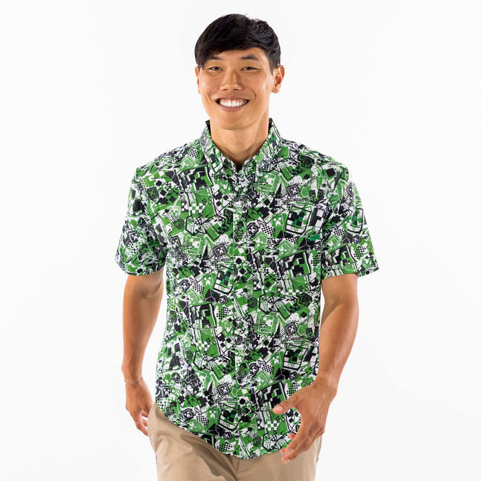 RSVLTS Minecraft Short Sleeve Shirt Minecraft "Short Fuse" – KUNUFLEX Short Sleeve Shirt Minecraft "Short Fuse" – KUNUFLEX Short Sleeve Shirt