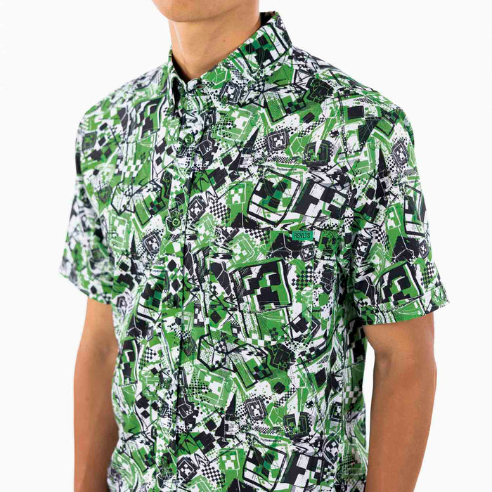 RSVLTS Minecraft Short Sleeve Shirt Minecraft "Short Fuse" – KUNUFLEX Short Sleeve Shirt Minecraft "Short Fuse" – KUNUFLEX Short Sleeve Shirt