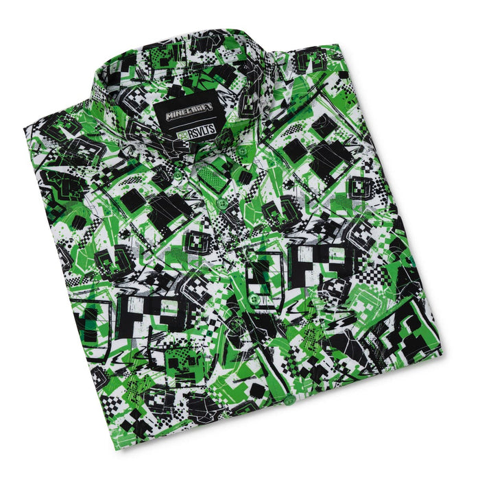RSVLTS RSVLTS® Minecraft "Explosive Encounters"_ KUNUFLEX Short Sleeve Shirt Minecraft "Explosive Encounters"_ KUNUFLEX Short Sleeve Shirt