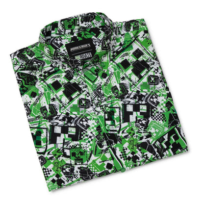 RSVLTS RSVLTS® Minecraft "Explosive Encounters"_ KUNUFLEX Short Sleeve Shirt Minecraft "Explosive Encounters"_ KUNUFLEX Short Sleeve Shirt