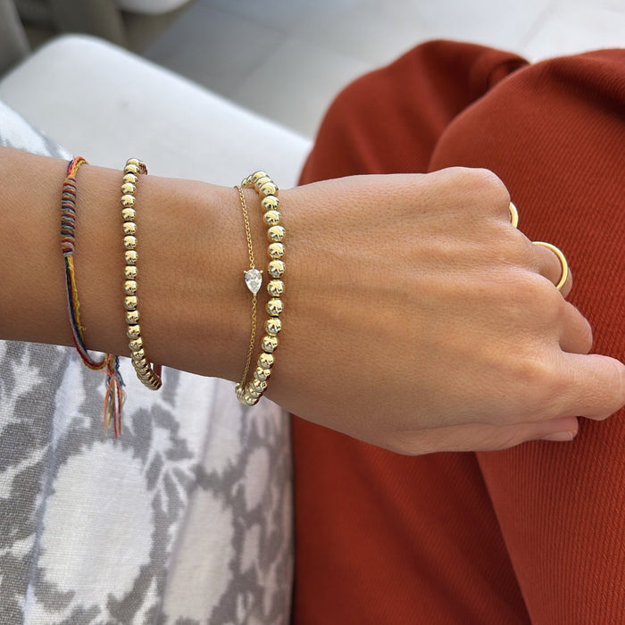 Mini Pear Chain Bracelet