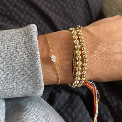 Mini Pear Chain Bracelet