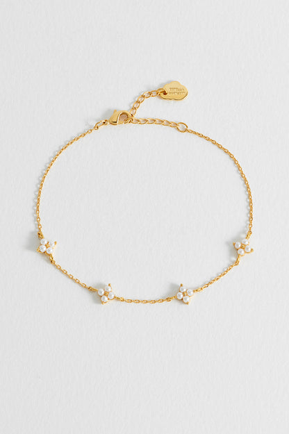 Mini Pearl Flower Bracelet