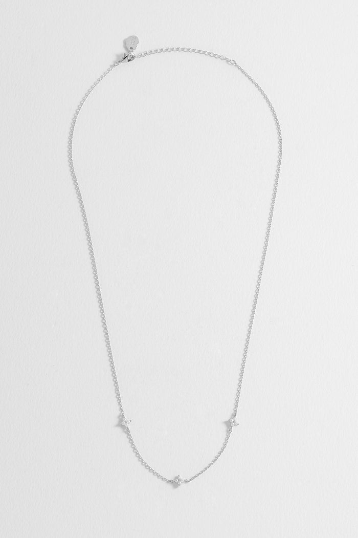 Mini Pearl Flower Necklace