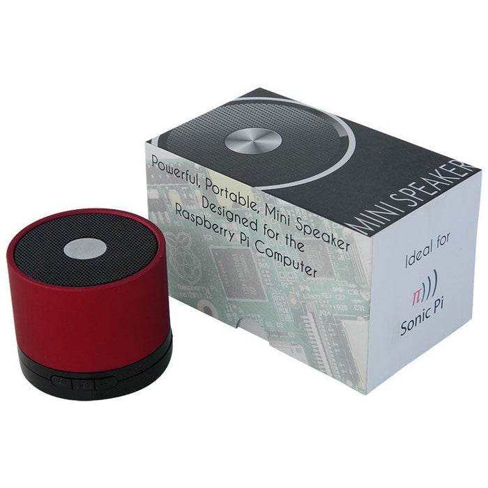 Mini Portable Speaker for the Raspberry Pi [Discontinued] by The Pi Hut - The Pi Hut