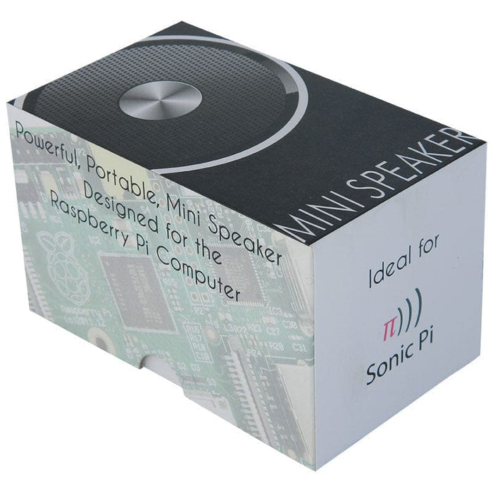 Mini Portable Speaker for the Raspberry Pi [Discontinued] by The Pi Hut - The Pi Hut