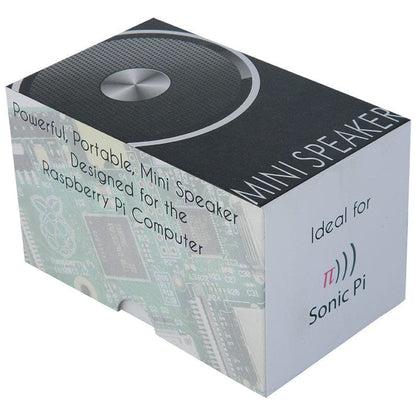 Mini Portable Speaker for the Raspberry Pi [Discontinued] by The Pi Hut - The Pi Hut