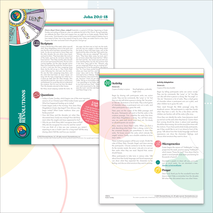 Mini Revolutions Curriculum: April 2023