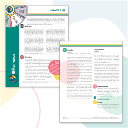 Mini Revolutions Curriculum: April 2023