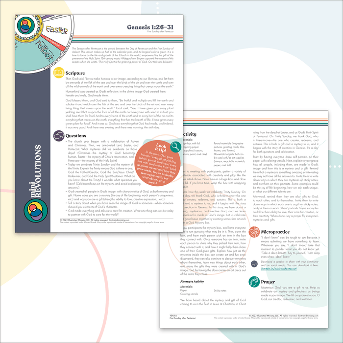 Mini Revolutions Curriculum: June 2023
