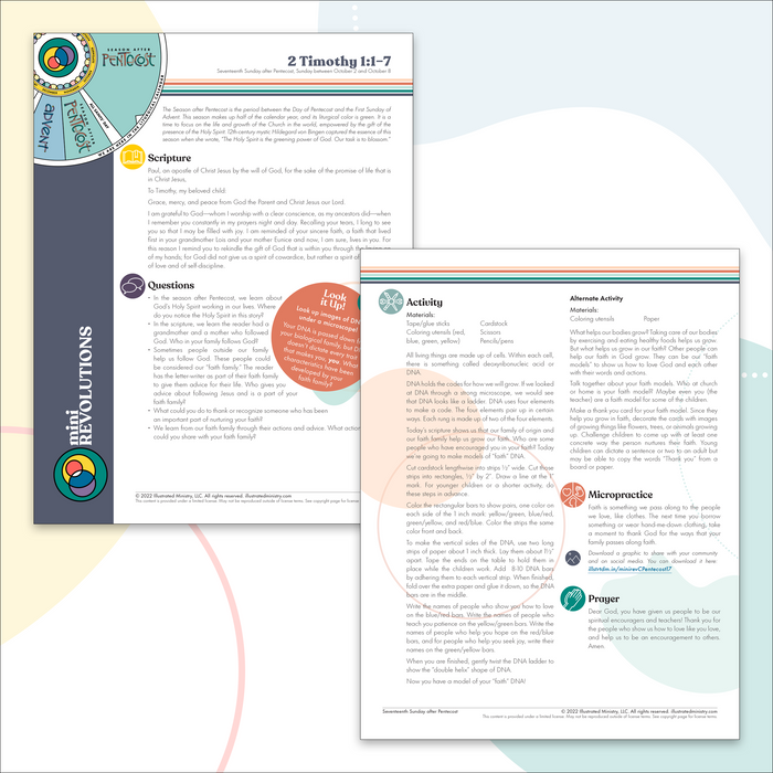 Mini Revolutions Curriculum: October 2022