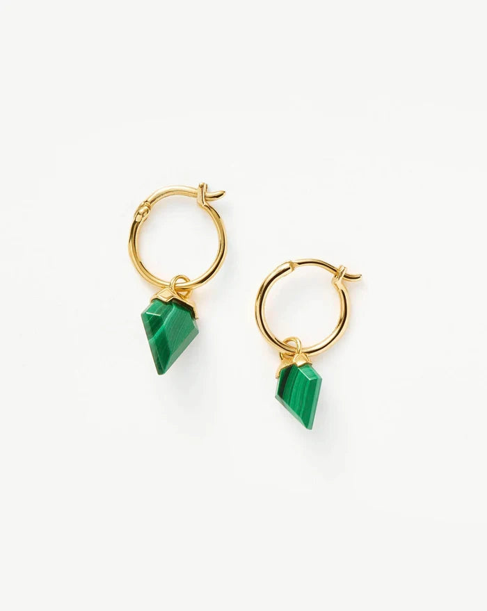 Mini Shield Hoop Earrings Earrings Missoma