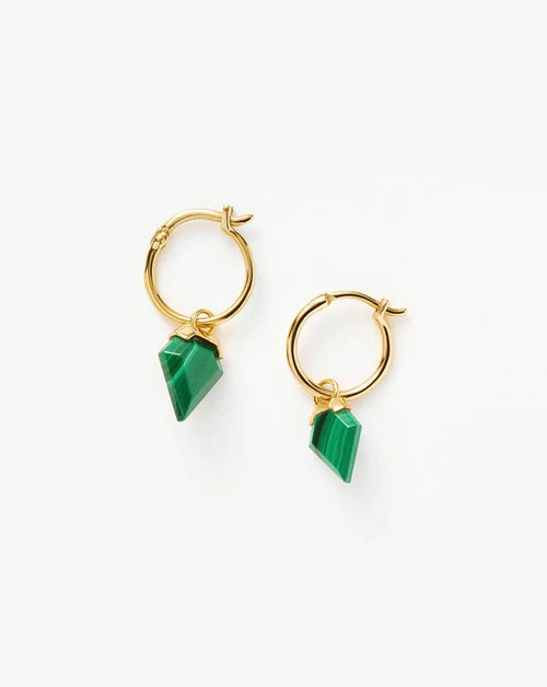 Mini Shield Hoop Earrings Earrings Missoma