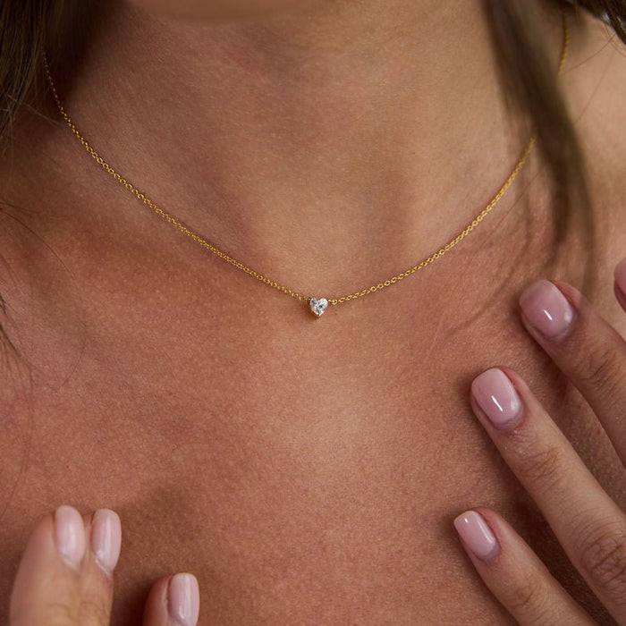 Mini Single Heart Necklace
