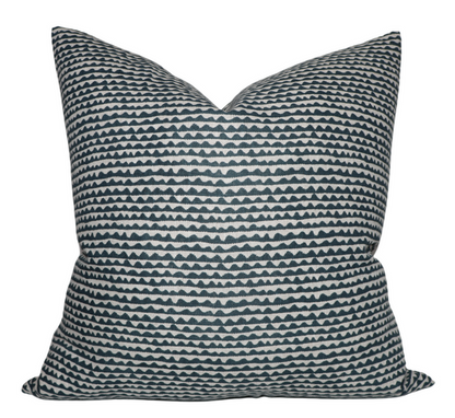 Mizu Pillow Cover in Pacific Blue, Walter G Pillows, Decorative Throw Pillows