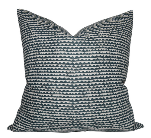 Mizu Pillow Cover in Pacific Blue, Walter G Pillows, Decorative Throw Pillows
