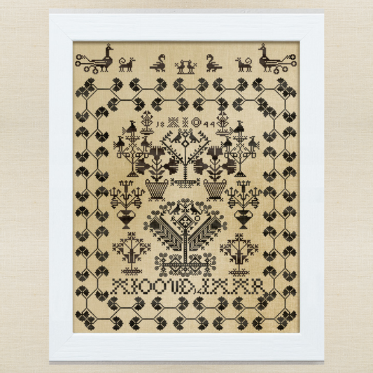 Modern Folk Embroidery - AIO 1844 - Booklet Chart