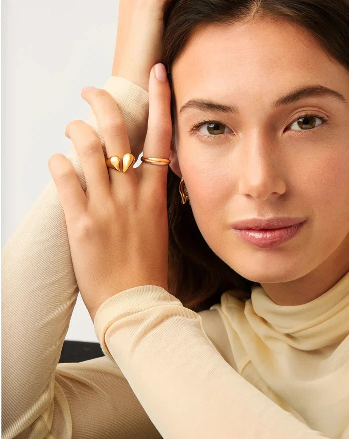 Molten Heartbreaker Statement Ring | 18k Gold Plated Ring Missoma