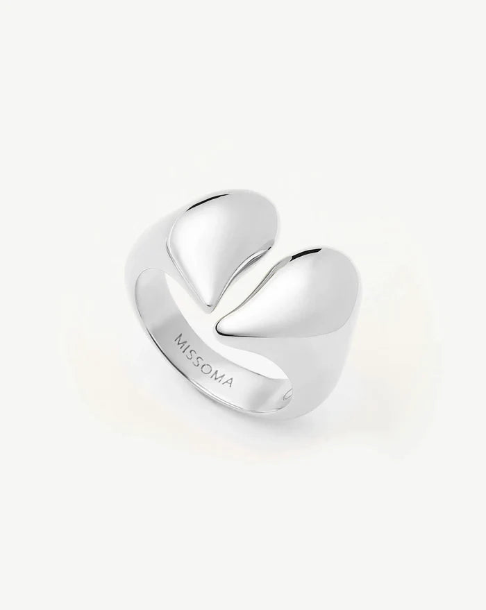 Molten Heartbreaker Statement Ring | Silver Plated Ring Missoma