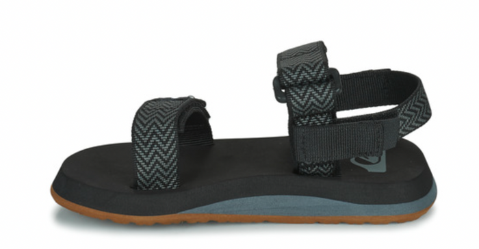 Monkey Caged Youth Black / Grey Sandals