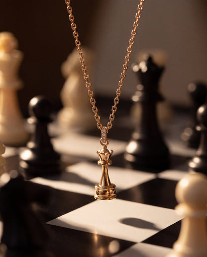 'Most Powerful' Queen Chess Piece Pendant