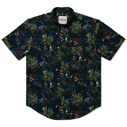 RSVLTS RSVLTS Wild Things "Lemurs"_ KUNUFLEX Short Sleeve Shirt Wild Things "Lemurs"_ KUNUFLEX Short Sleeve Shirt