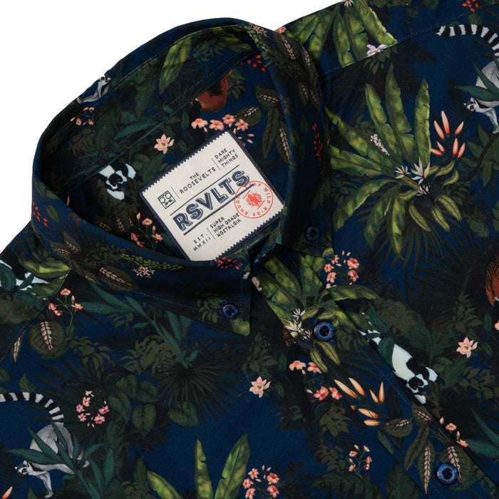 RSVLTS RSVLTS Wild Things "Lemurs"_ KUNUFLEX Short Sleeve Shirt Wild Things "Lemurs"_ KUNUFLEX Short Sleeve Shirt
