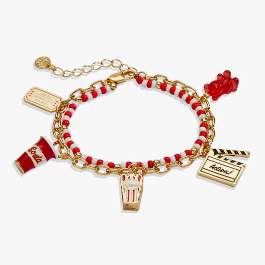Movie Multi-Strand Charm Bracelet