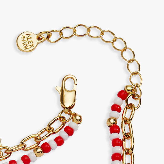 Movie Multi-Strand Charm Bracelet
