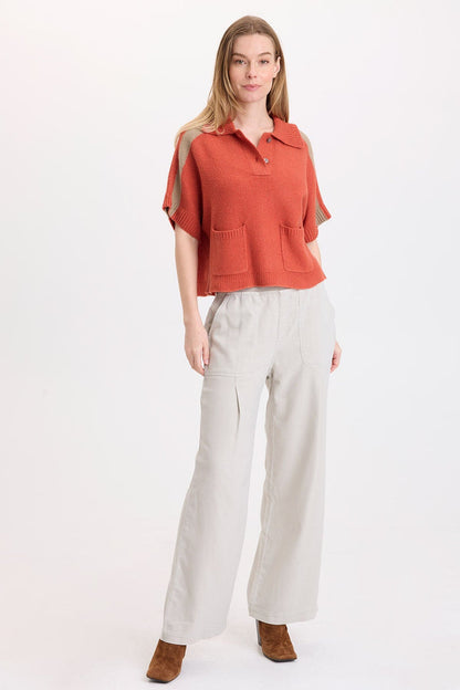 Wearables Moxley Short Sleeve Sweater
