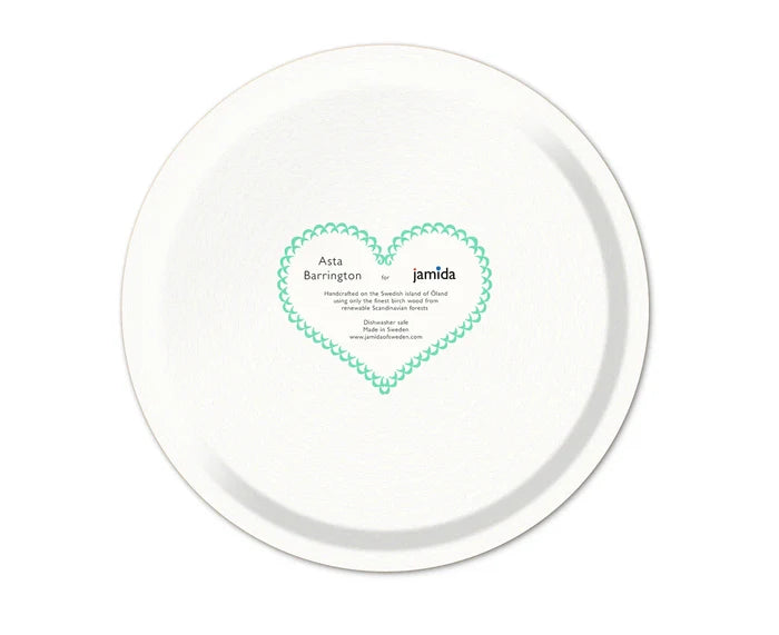MR & MRS AQUA ROUND TRAY