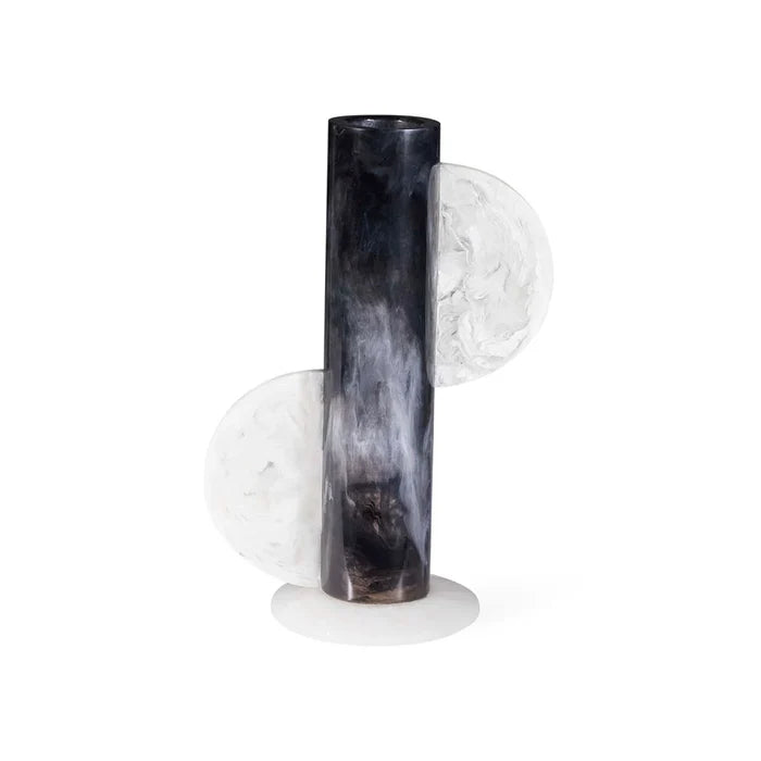 MUSTIQUE CYLINDER VASE BLACK/WHITE