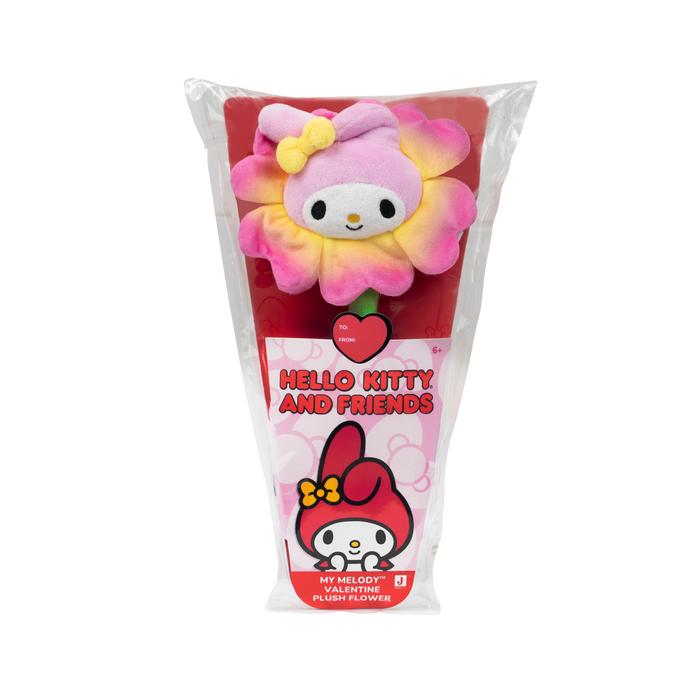 My Melody 14" Plush Valentine's Day Flower (Ombre Yellow) Plush License 2 Play