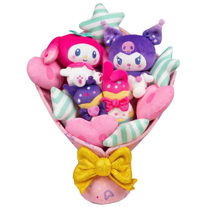 My Melody & Kuromi 12" Anniversary Plush Bouquet Plush Jazwares