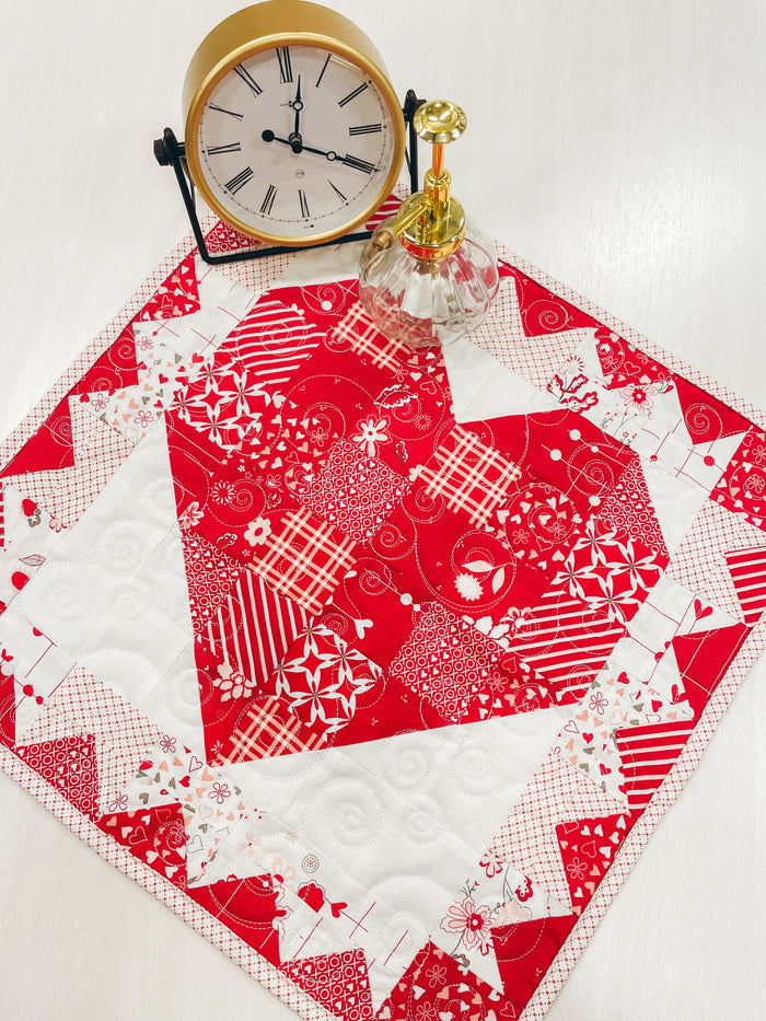 My Sweet Valentine Table Topper Pattern