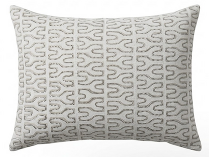 Nagari Pillow Cover in Chalk, Walter G Pillows, Decorative Throw Pillows