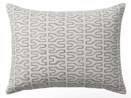 Nagari Pillow Cover in Chalk, Walter G Pillows, Decorative Throw Pillows