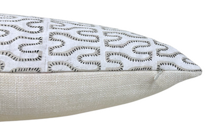 Nagari Pillow Cover in Chalk, Walter G Pillows, Decorative Throw Pillows