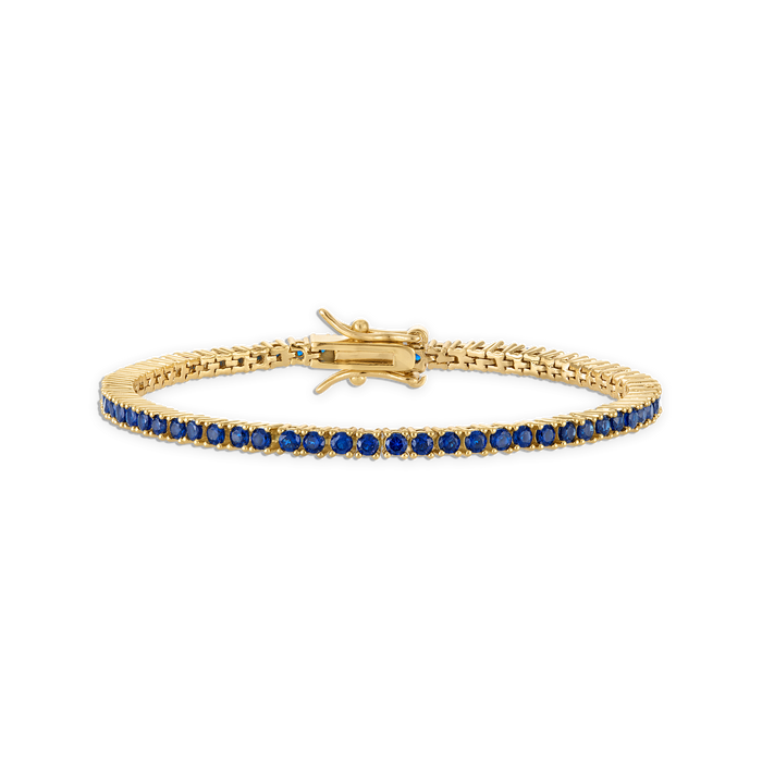 Navy Crystal Tennis Bracelet
