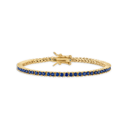 Navy Crystal Tennis Bracelet