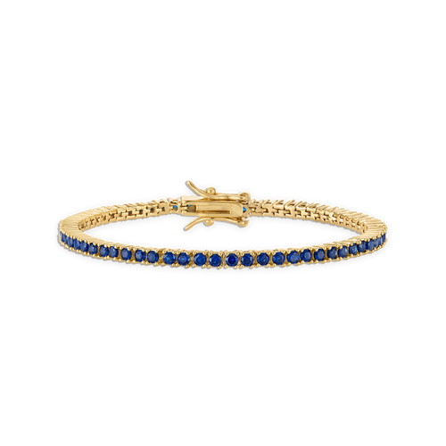 Navy Crystal Tennis Bracelet