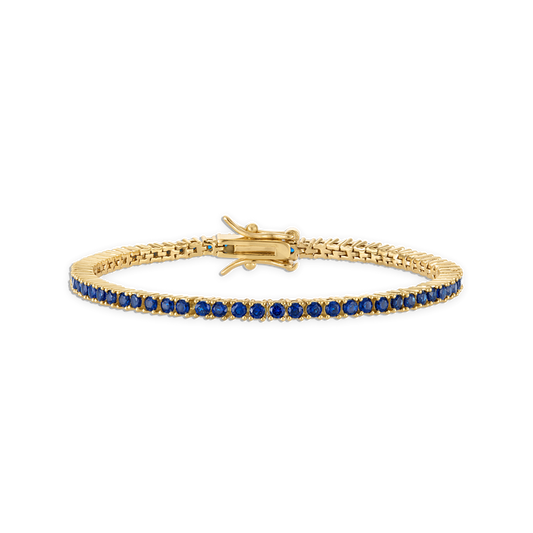 Navy Crystal Tennis Bracelet
