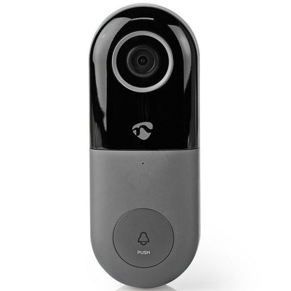 Nedis Wi-Fi Smart Video Doorbell | App Control | microSD Slot | HD 720p Nedis Doorbell Euronics Ireland