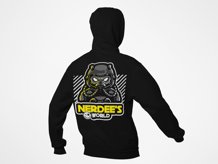 Nerdee's World "Intergalactic Gamer" (Front & Back Design 01) Unisex Hoodie