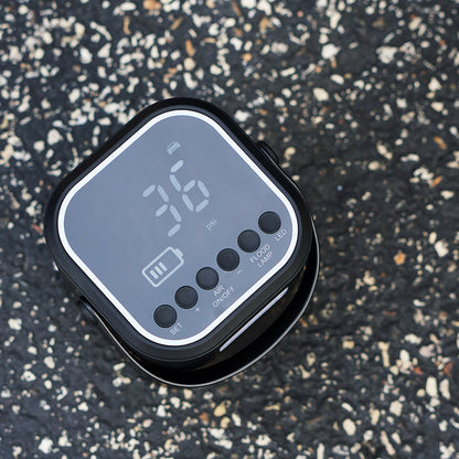 NeverGoFlat - Portable Air Compressor, Power Bank & Flashlight