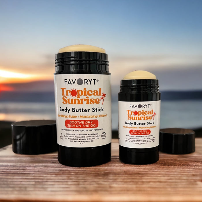 Tropical Sunrise Mango Butter Skin Balm Stick - FAVORYT BRAND