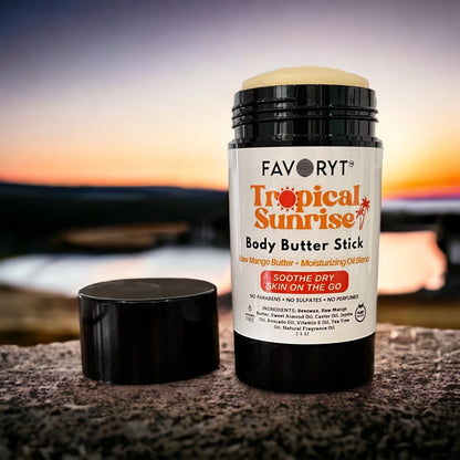 Tropical Sunrise Mango Butter Skin Balm Stick - FAVORYT BRAND